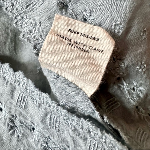 ✨💋SOLD💋✨👗💐DÔEN ‘Nettie’ Organic Cotton Short Nightgown Glass Slipper S✨ - Picture 15 of 17